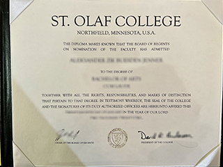 Is it possible to buy a realistic St. Olaf College diploma online?