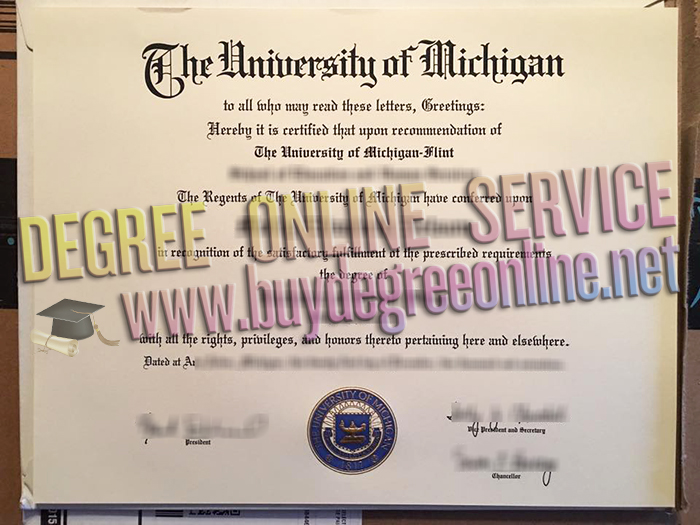 University of Michigan–Flint diploma