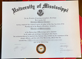 I want to buy a realistic University of Mississippi degree online