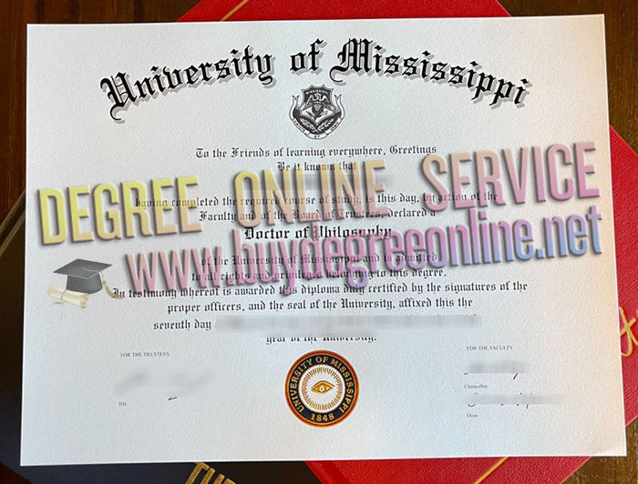 University of Mississippi diploma