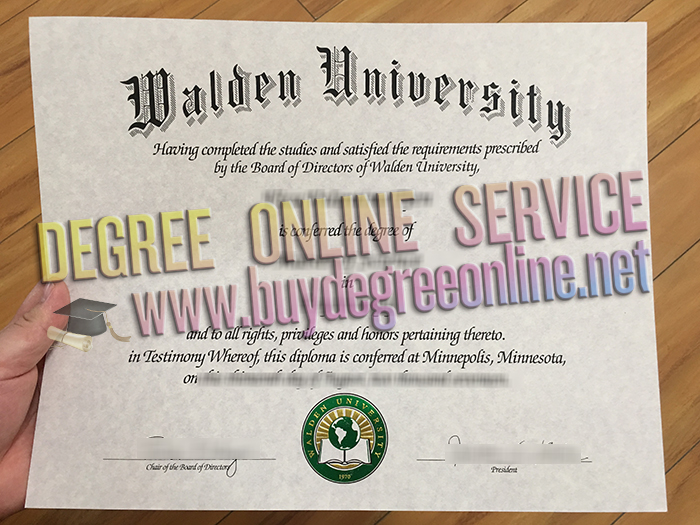 Walden University diploma