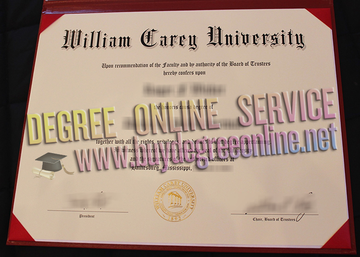 William Carey University diploma