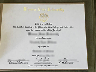 I want to buy a fake Winona State University degree online