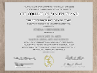 How to get a fake CUNY College of Staten Island diploma online