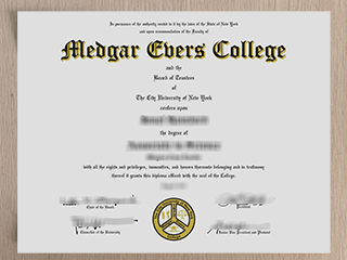 Who can make a fake CUNY Medgar Evers College diploma online?