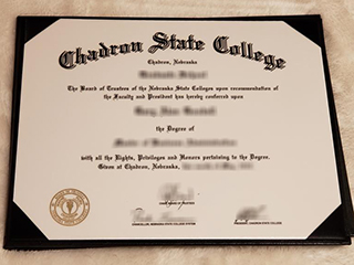 How long to order a fake Chadron State College degree online