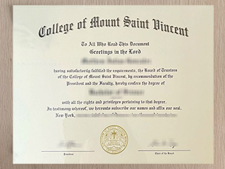 How to get a fake College of Mount Saint Vincent diploma in 2023