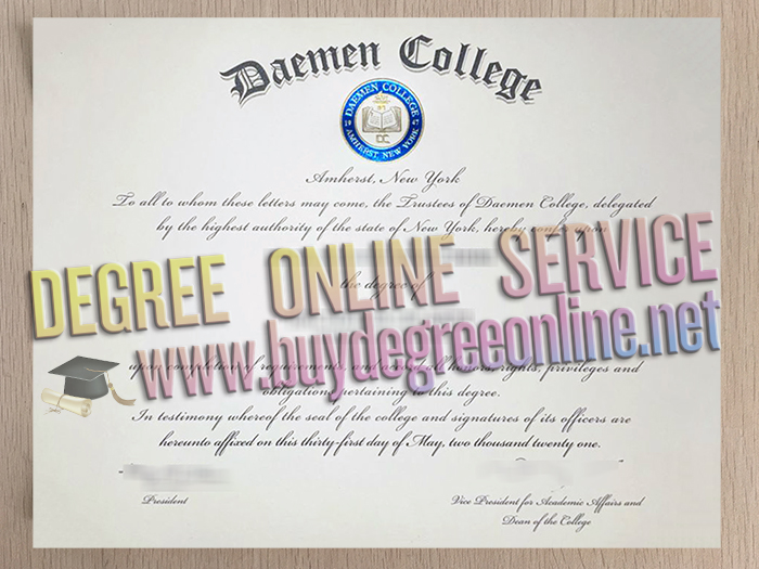 Daemen College diploma