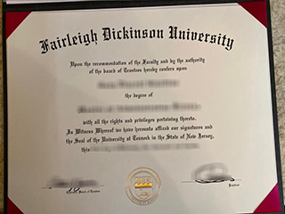 I want to get a fake Fairleigh Dickinson University degree online