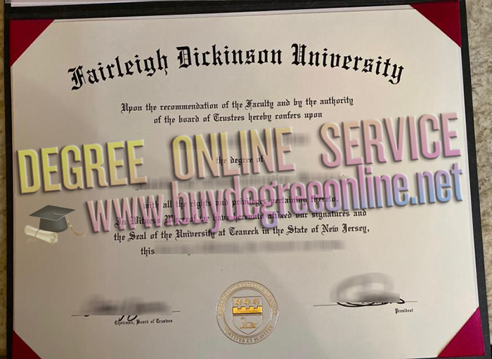 Fairleigh Dickinson University diploma