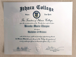 Where can I get a realistic Ithaca College diploma certificate?