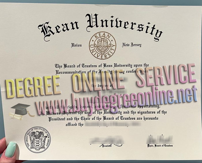 Kean University diploma