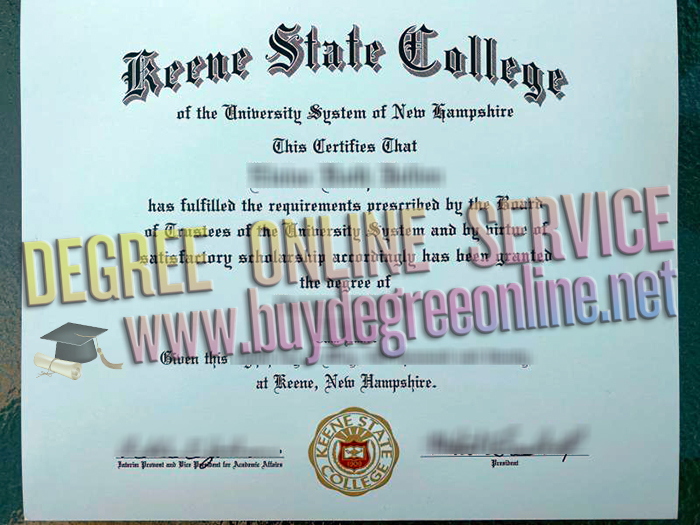 Keene State College diploma 