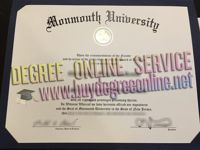 Monmouth University diploma