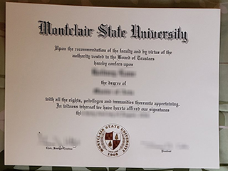 I want to buy a fake Montclair State University degree in 2023