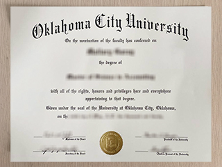 How long to get an Oklahoma City University degree, fake OCU diploma