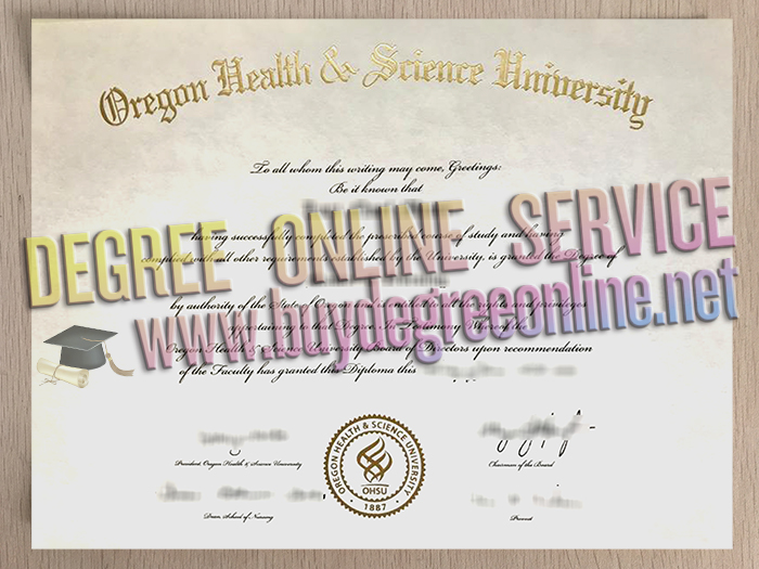 Oregon Health & Science University diploma