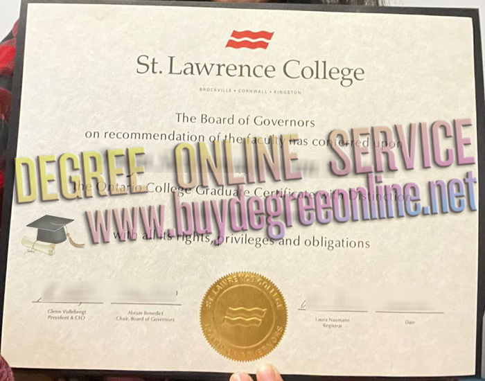 St. Lawrence University diploma