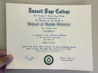 How to get a Russell Sage College degree, fake RSC diploma