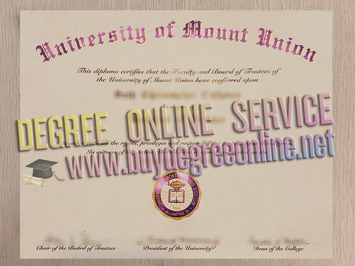 University of Mount Union diploma