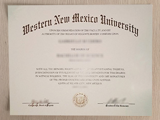 Where to order a fake Western New Mexico University degree online