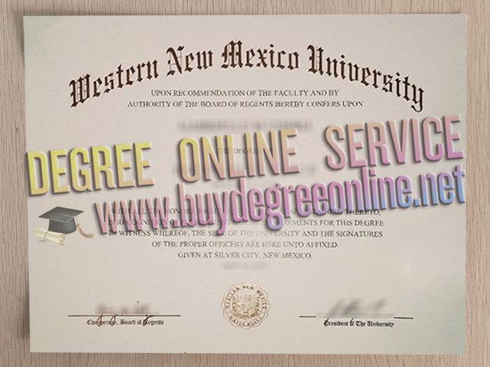 Western New Mexico University diploma