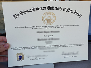 Purchase a fake William Paterson University of New Jersey diploma online