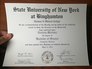 Buy Binghamton University degree, fake SUNY Binghamton diploma