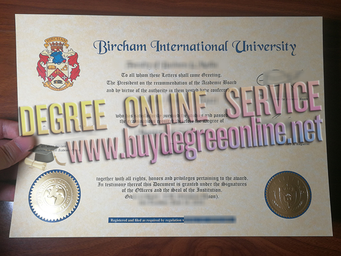 Bircham International University diploma