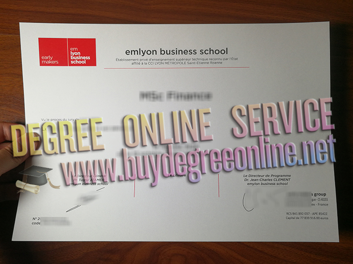 Emlyon Business School degree