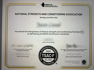 Is it easy to get a fake NSCA CSCS certificate in America?