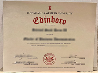 I want to buy a fake Pennsylvania Western University Clarion degree