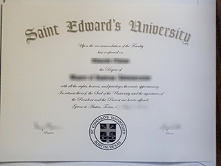 I want to buy a fake Saint Edward’s University diploma online