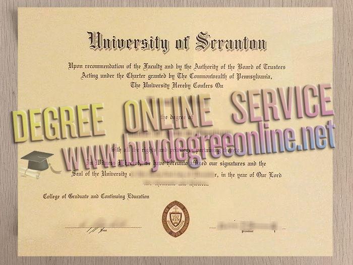 University of Scranton degree