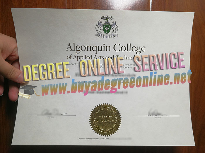 Algonquin College degree