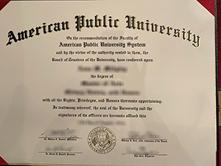 I would like to get a fake American Public University diploma online