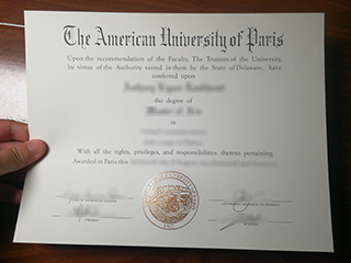 Buy American University of Paris degree, fake AUP diploma in France