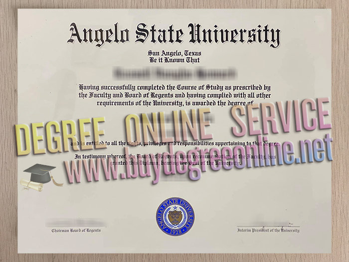 Angelo State University degree