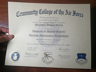 How to get a fake Community College of the Air Force(CCAF) diploma