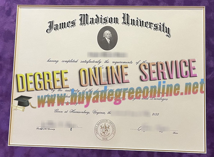 James Madison University diploma