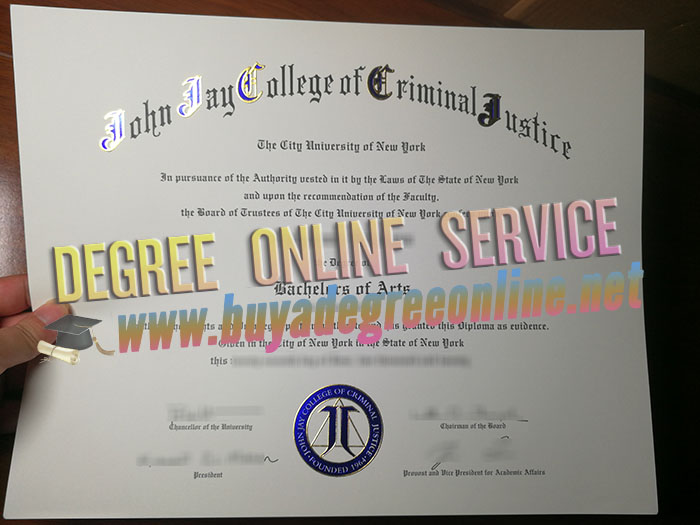 John Jay College of Criminal Justice degree