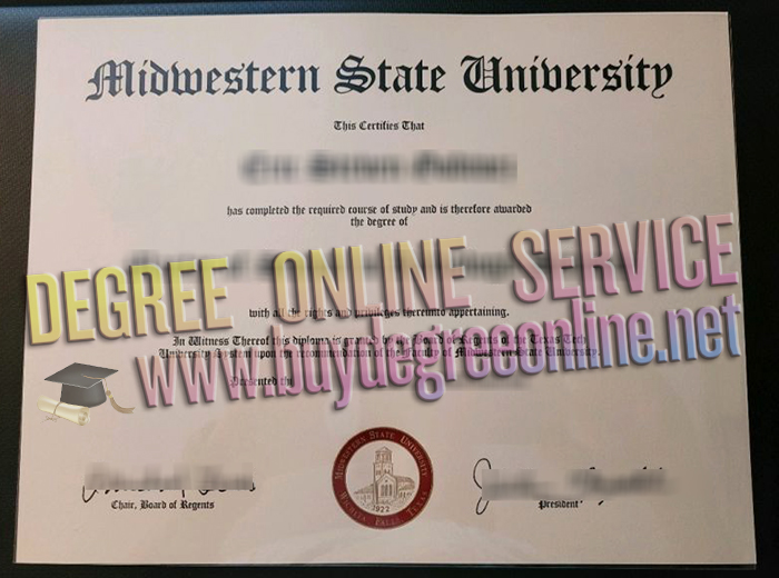 Midwestern State University diploma