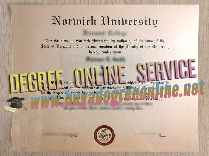 Norwich University diploma