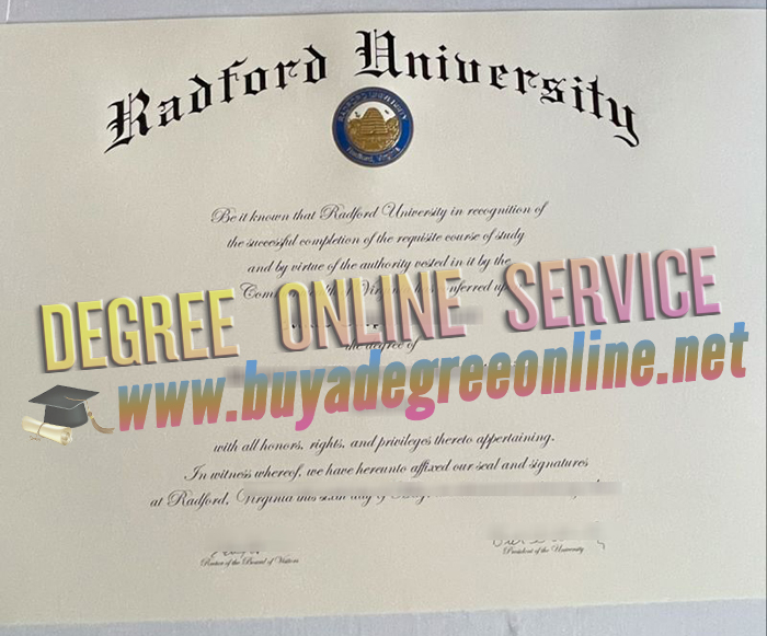 Radford University degree