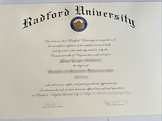 How do I order a fake Radford University diploma online?