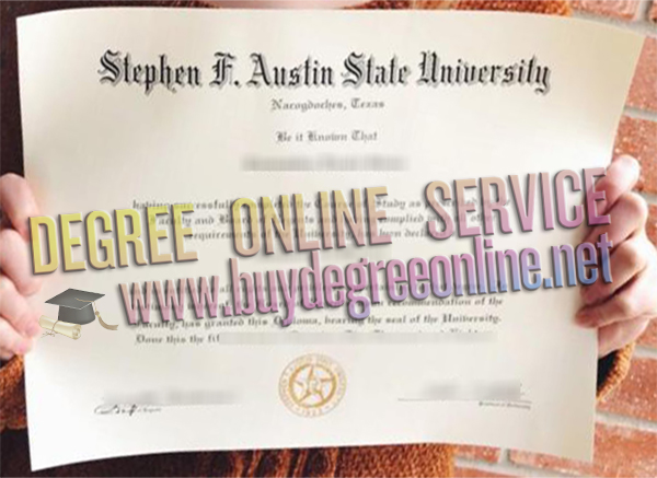 Stephen F. Austin State University diploma