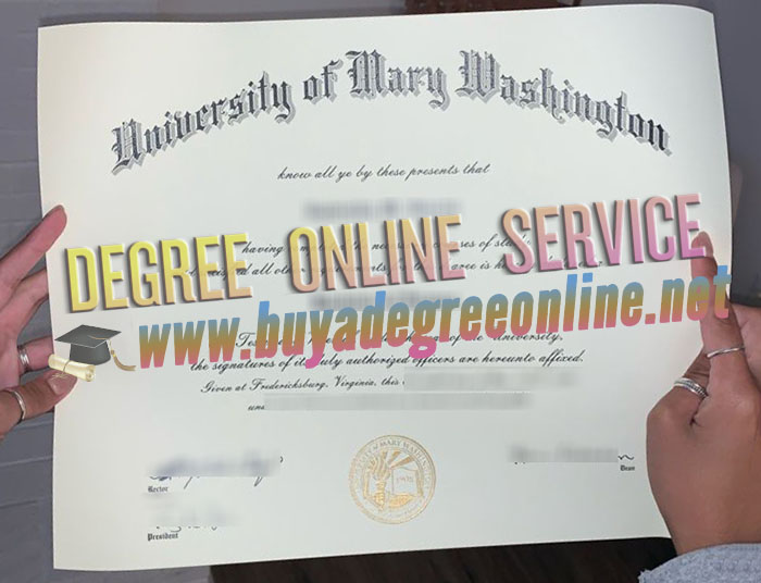 University of Mary Washington diploma