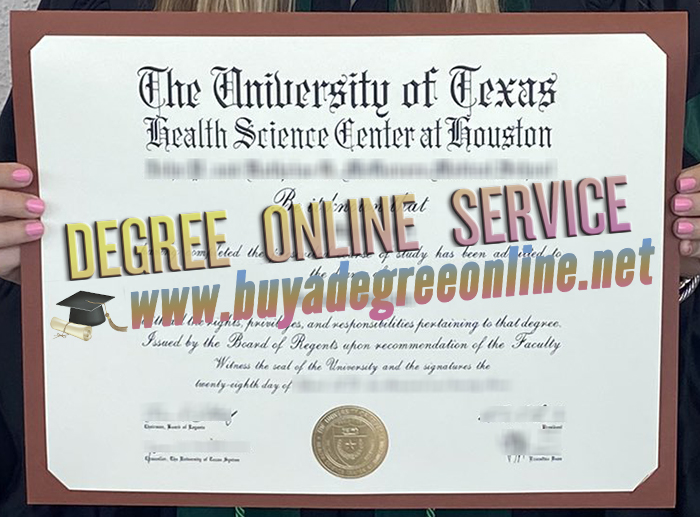 University of Texas Health Science Center at Houston diploma