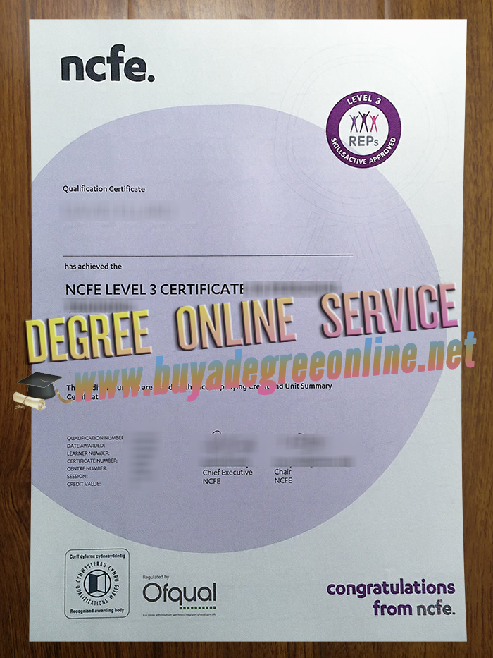 NCFE Level 3 Certificate