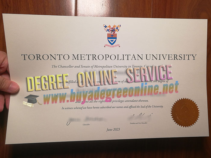 Toronto Metropolitan University degree